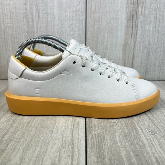 Everlane Shoes - Everlane The ReLeather Tennis Court White Leather Sneaker Shoe Womens Size 8
